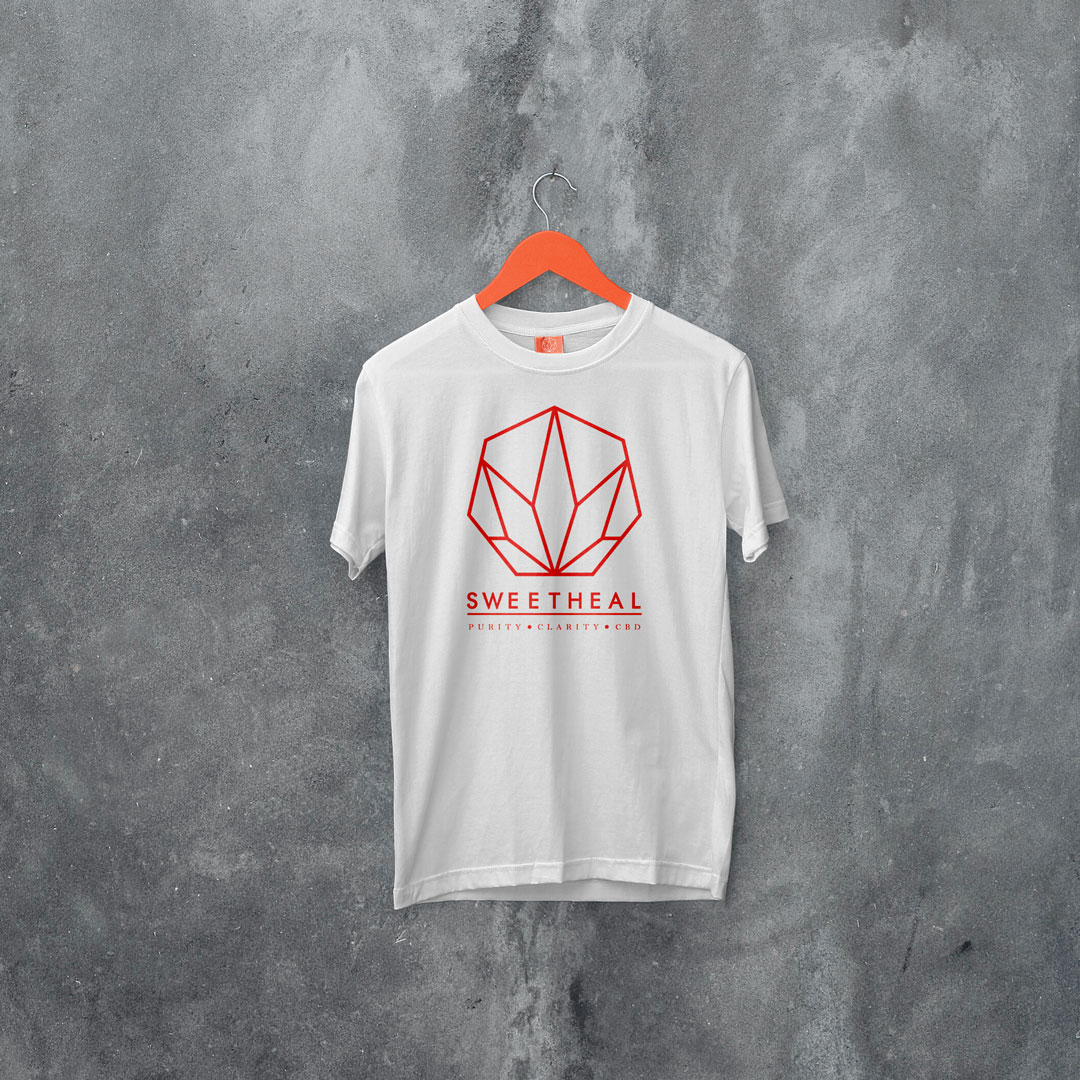 White-Red Hemp T-shirt - Image 2